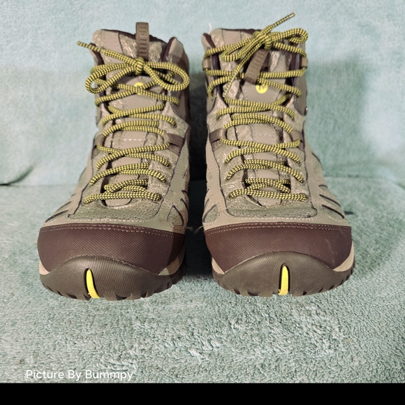 Merrell Women's Siren Sport Q2 Mid Waterproof hiking boot Dusty Olive Colorway - Picture 2 of 16